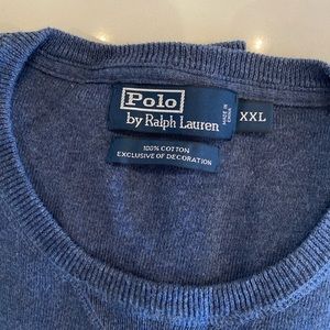 EUC Polo Ralph Lauren cotton sweater. XXL. Barely worn